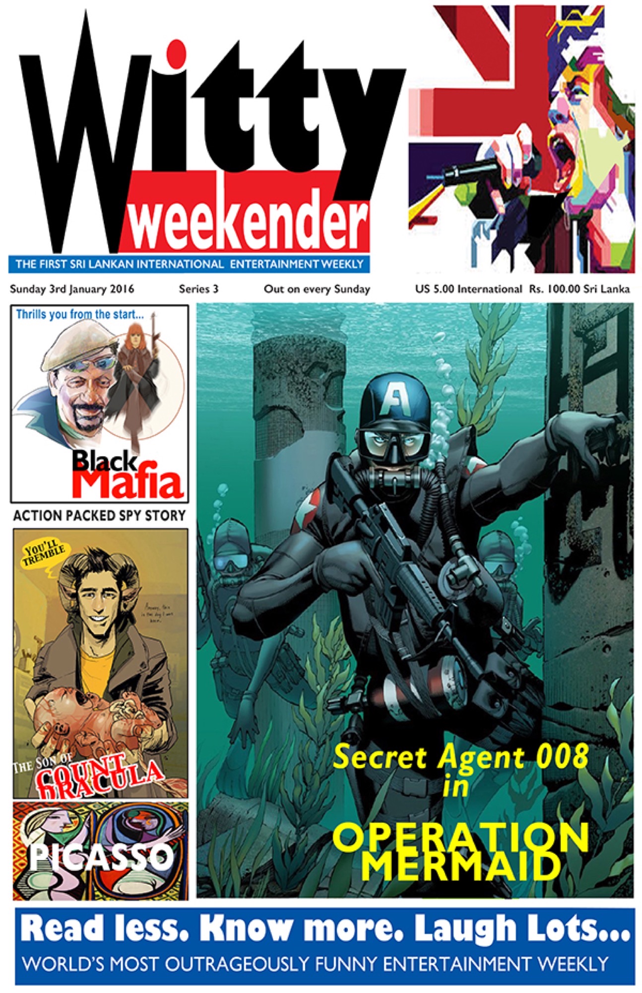 Professional caricature and publishing
